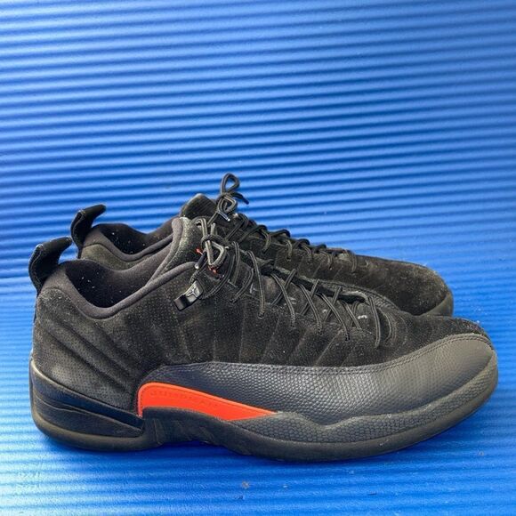 jordan 12 black suede